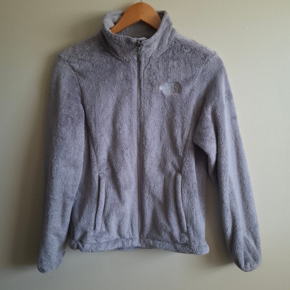 North Face Plush Cozy Womens Zip Up Gorpcore Minimalist Preppy Fuzzy Comfy Sz S